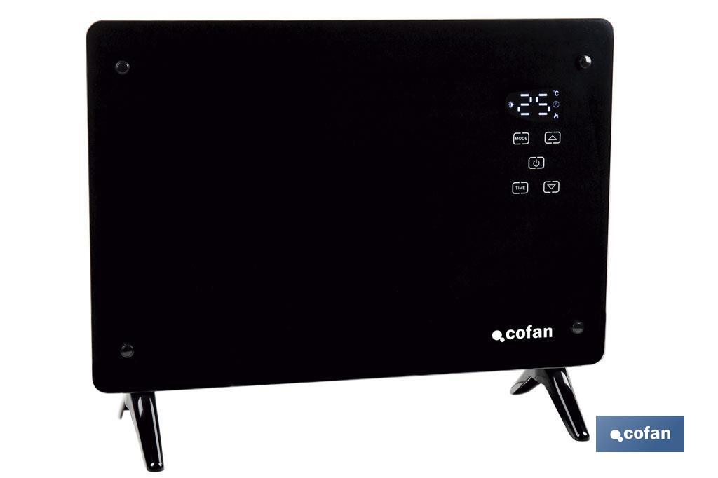 CONVECTOR DE PANEL DE VIDRIO PANTALLA LED 1500 W