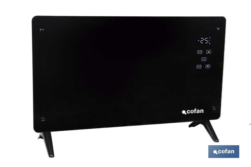 CONVECTOR DE PANEL DE VIDRIO PANTALLA LED 2000 W