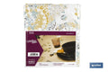 MANTEL ANTIMANCHAS MOSAICO CALIDO 1,40 X 1,40
