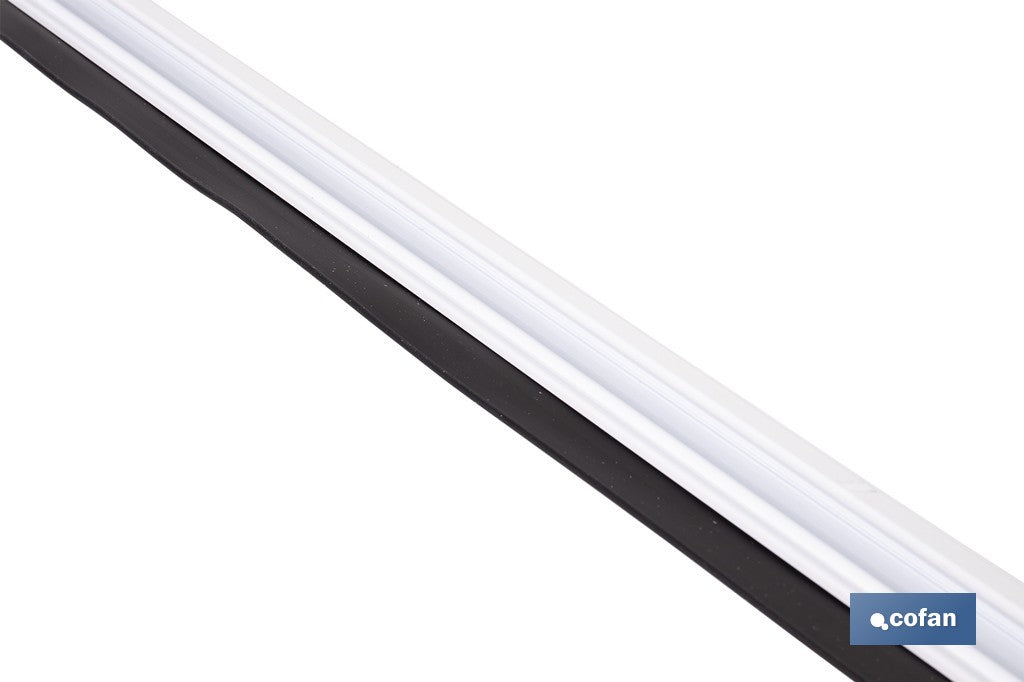 BURLETE BLANCO BASCULANTE DE ALUMINIO PARA INTERIOR Y EXTERIOR 93 CM