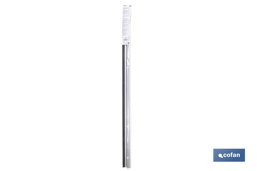 BURLETE GRIS BASCULANTE DE ALUMINIO PARA INTERIOR Y EXTERIOR 93 CM