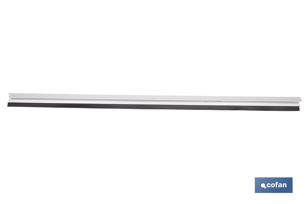 BURLETE GRIS BASCULANTE DE ALUMINIO PARA INTERIOR Y EXTERIOR 93 CM