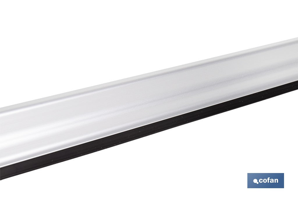 BURLETE GRIS BASCULANTE DE ALUMINIO PARA INTERIOR Y EXTERIOR 93 CM