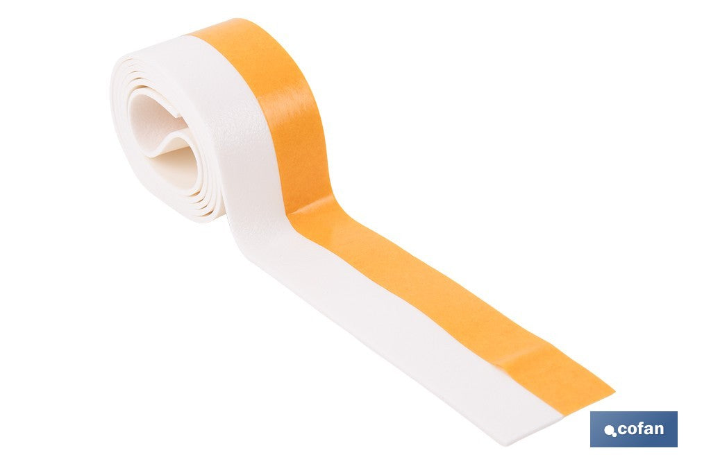 BURLETE BLANCO DE PVC EXPANDIDO BAJO PUERTA 100 CM