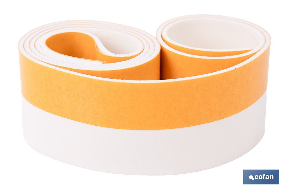 BURLETE BLANCO DE PVC EXPANDIDO BAJO PUERTA 100 CM