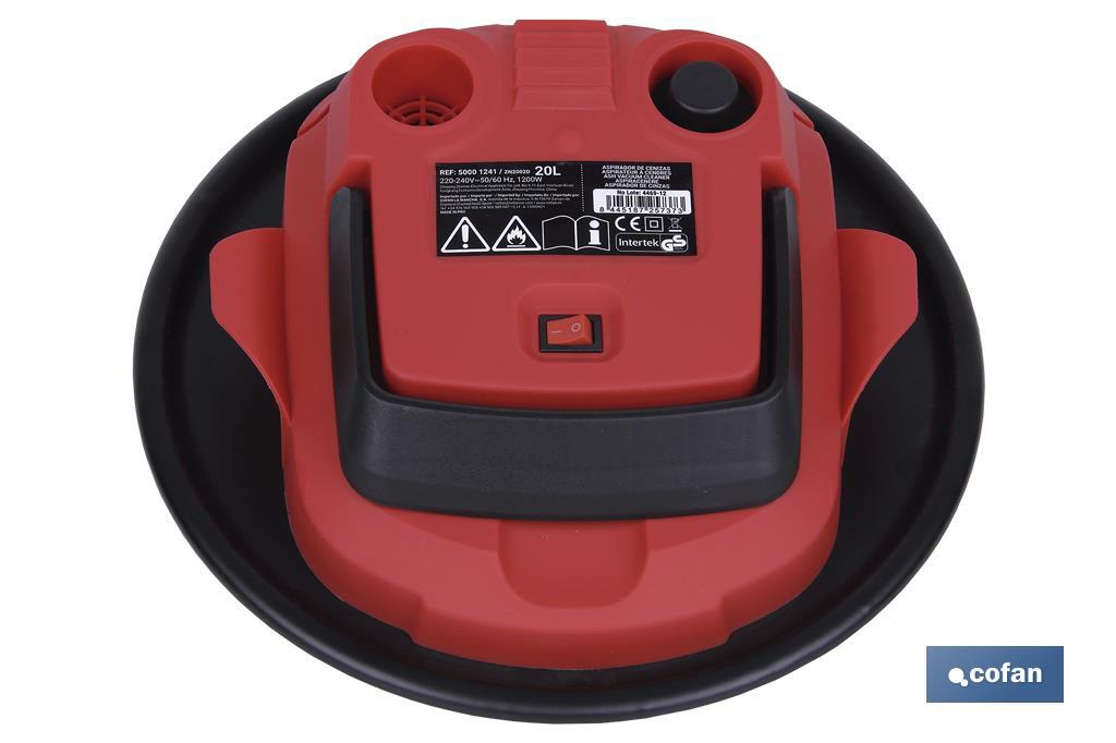 ASPIRADOR CENIZAS MODELO ALLEY 20L 1200W
