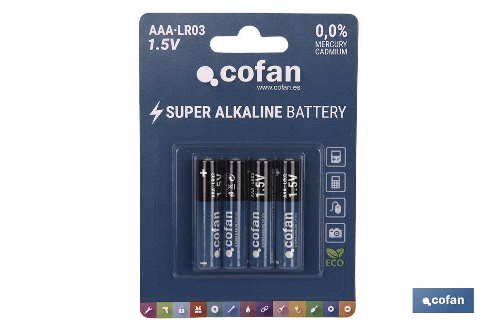 BLISTER 4 PILAS ALCALINA PLUS LR03/AAA