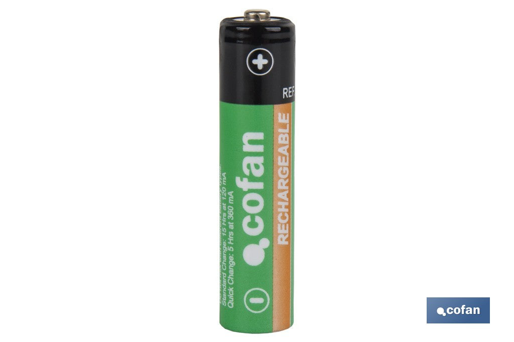BLISTER 4 PILAS RECARGABLES AAA 900mAh