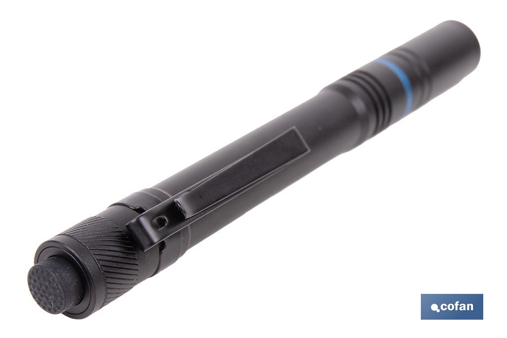LINTERNA LED HIGH-POWER 300 LM EN FORMATO BOLÍGRAFO CON 3 FUNCIONES Ø16 X 152 MM