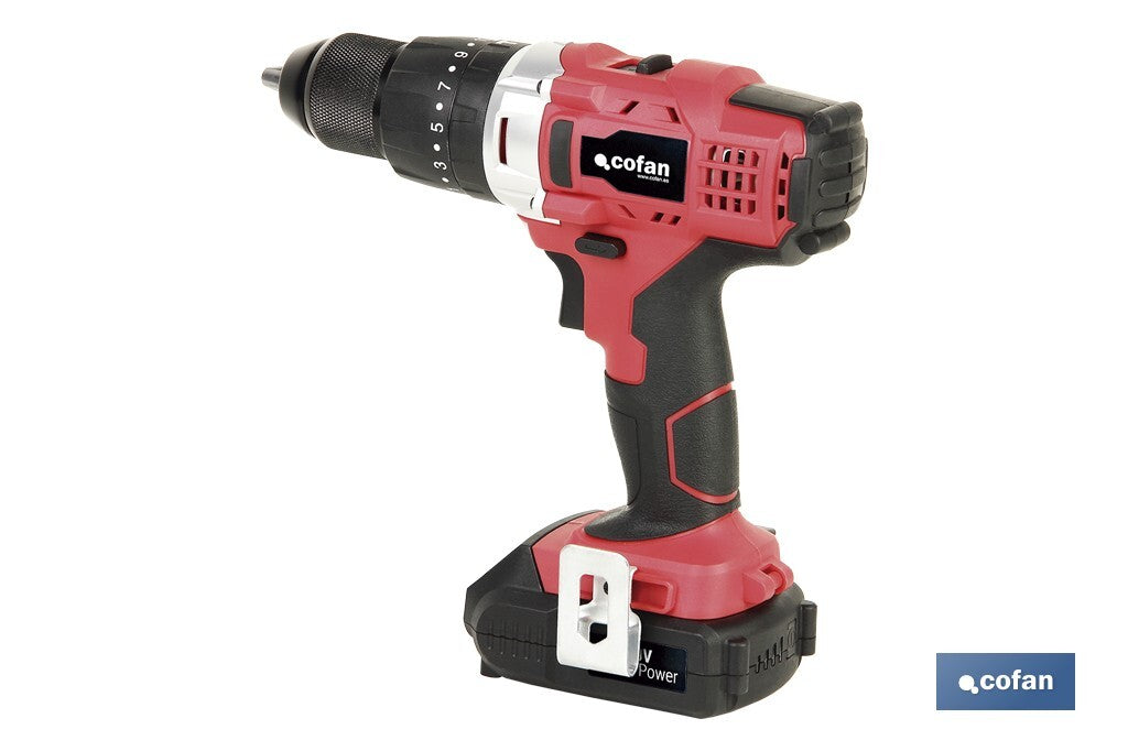 TALADRO PERCUTOR A BATERÍA Li-ion 20 V 1300 RPM 35 Nm