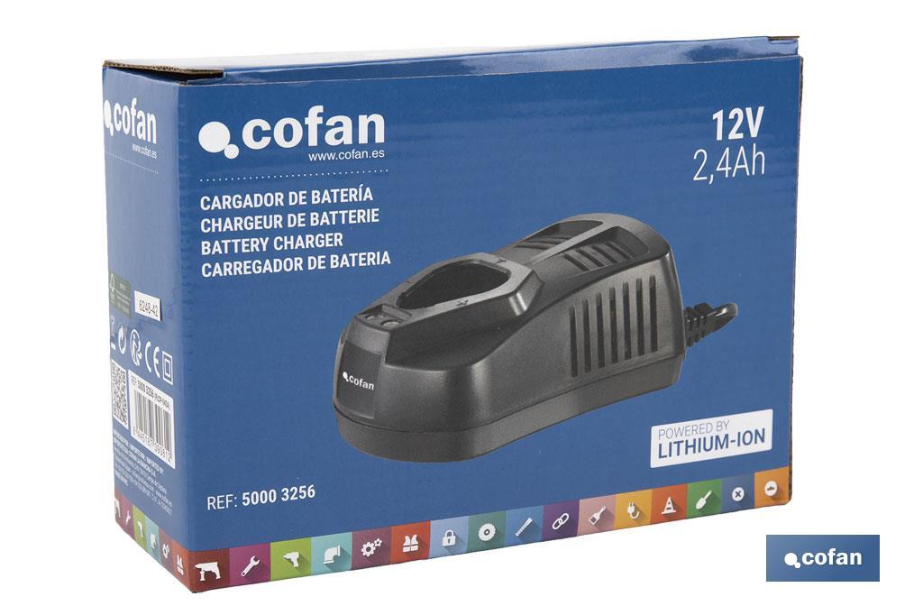 CARGADOR DE BATERÍAS 12 V - 2,4 A