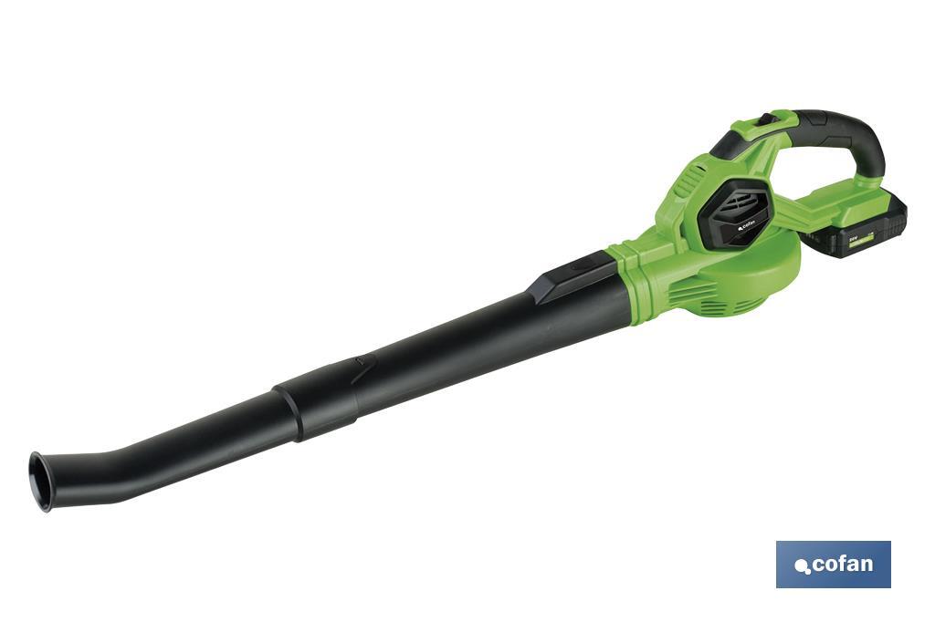 SOPLADORA ELÉCTRICA A BATERÍA Li-ion 20 V 12.000 RPM