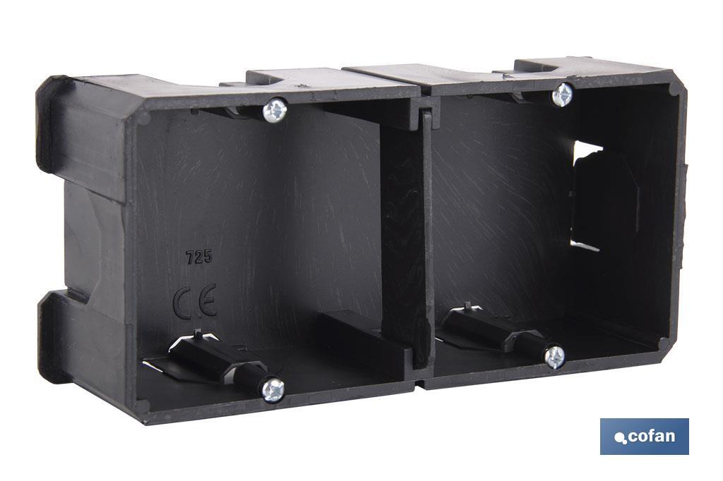 CAJA EMPOTRAR MECANISMOS 217X67X42 8 ENTRADAS TUBO Venta unitaria
