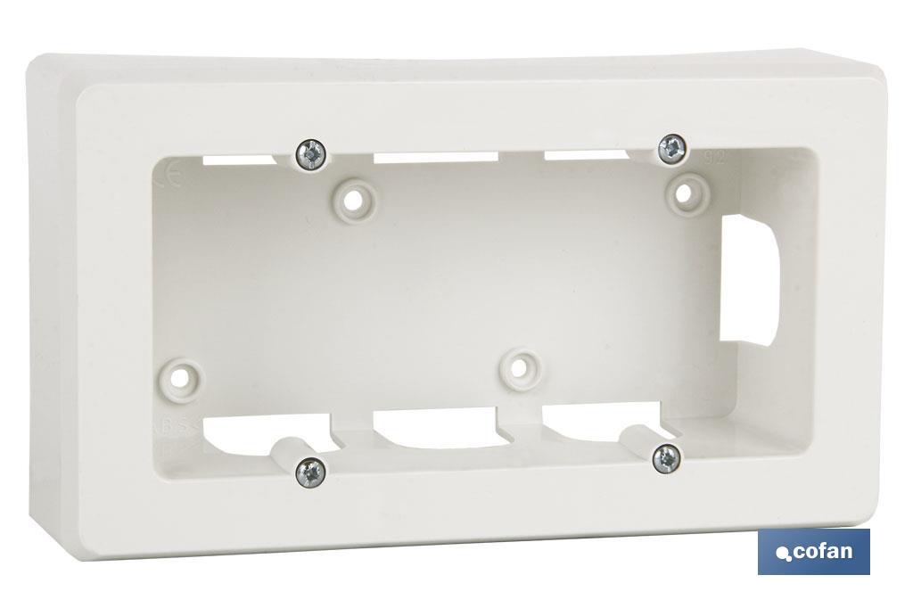 ZÓCALO SUPERFICIE 253X96X43 PARA 3 ELEMENTO. BLANCO