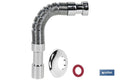 TUBO FLEXIBLE METALIZADO 1 1/4 Ø32-40 300-720 MM