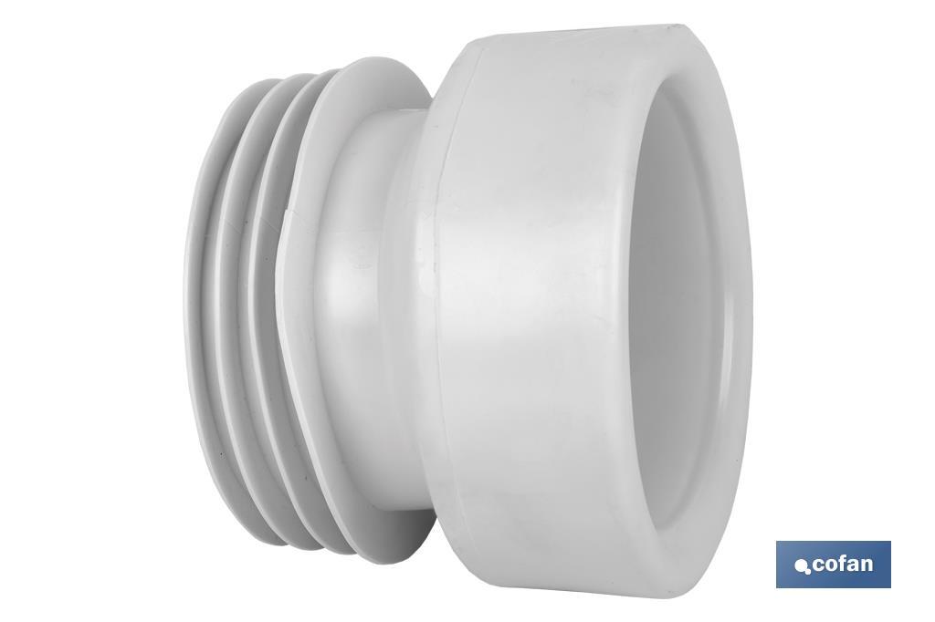 MANGUITO DE CONEXIÓN RECTO PARA INODORO Ø110 MM