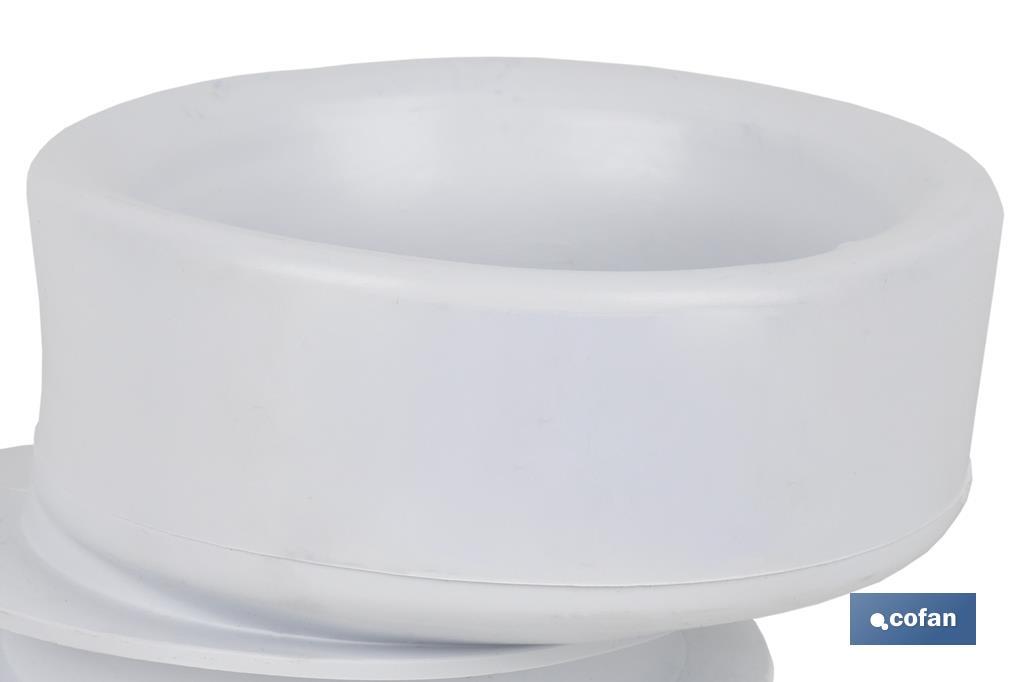 MANGUITO DE CONEXIÓN EXCÉNTRICO PARA INODORO Ø110 MM