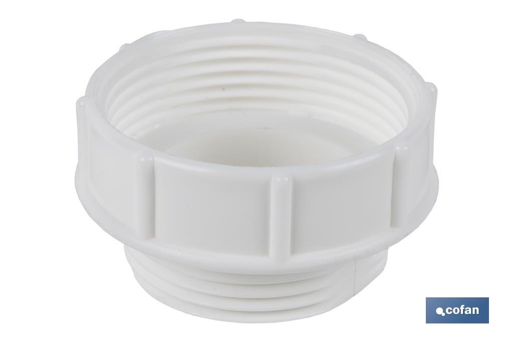 ADAPTADOR CONVERTIDOR 1 1/4 MACHO - 1 1/2 HEMBRA PARA TUBO FLEXIBLE