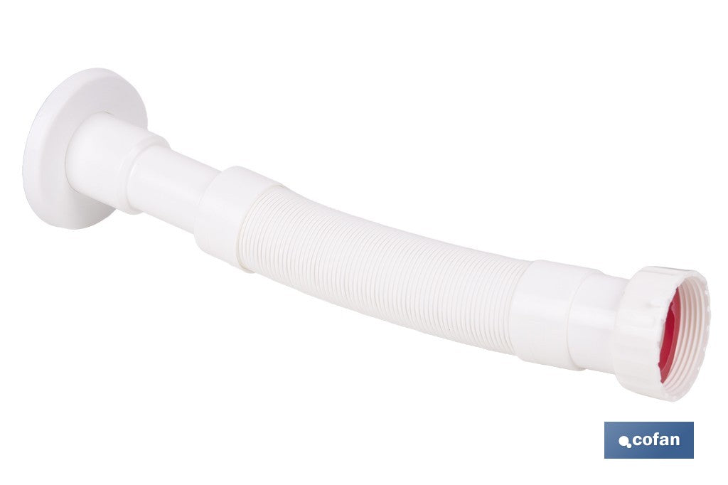 TUBO FLEXIBLE BLANCO 1 1/2 Ø32-40 300-720 MM
