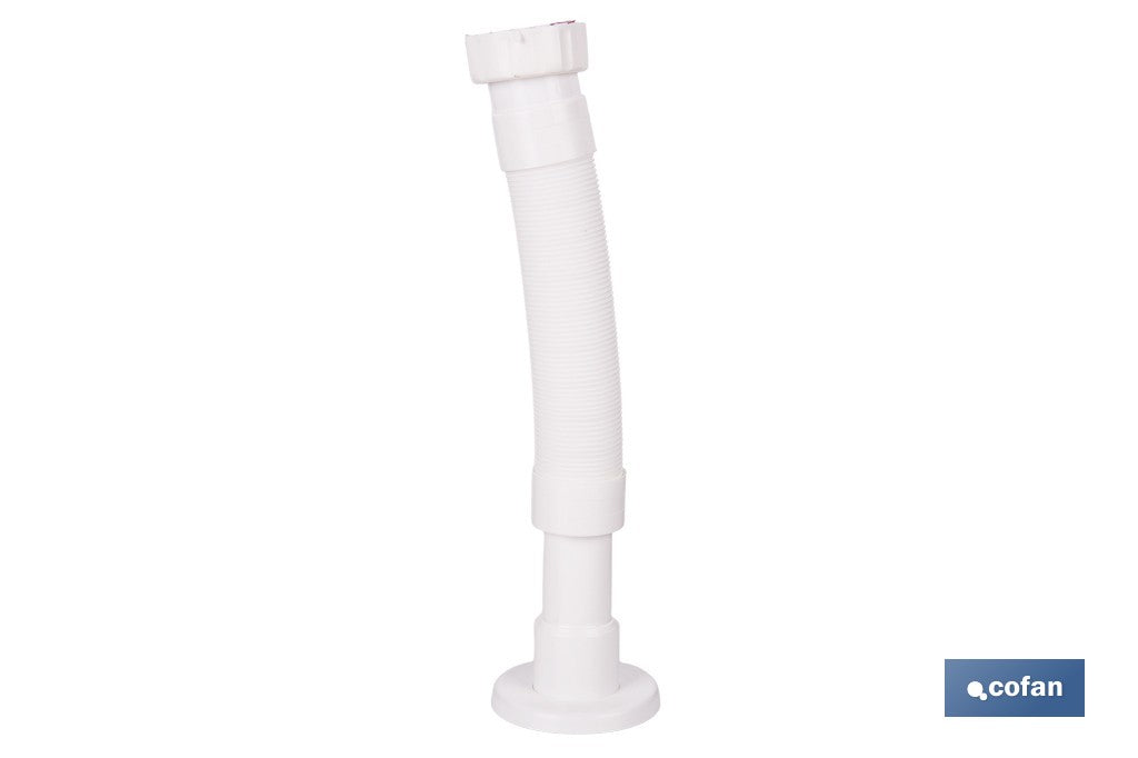 TUBO FLEXIBLE BLANCO 1 1/2 Ø32-40 300-720 MM