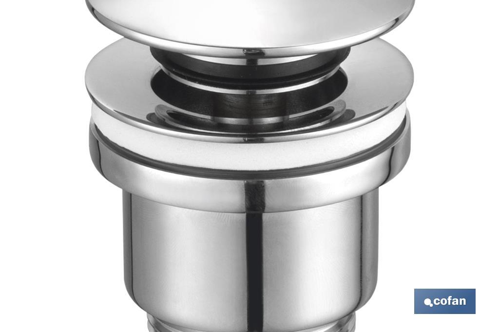 VÁLVULA CLICK-CLACK CON TAPÓN GRANDE Ø63 MM