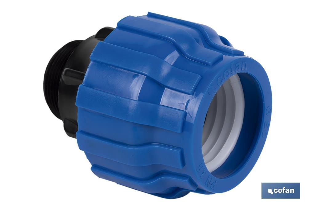 ENLACE ROSCA MACHO PP PN16 75 X 3