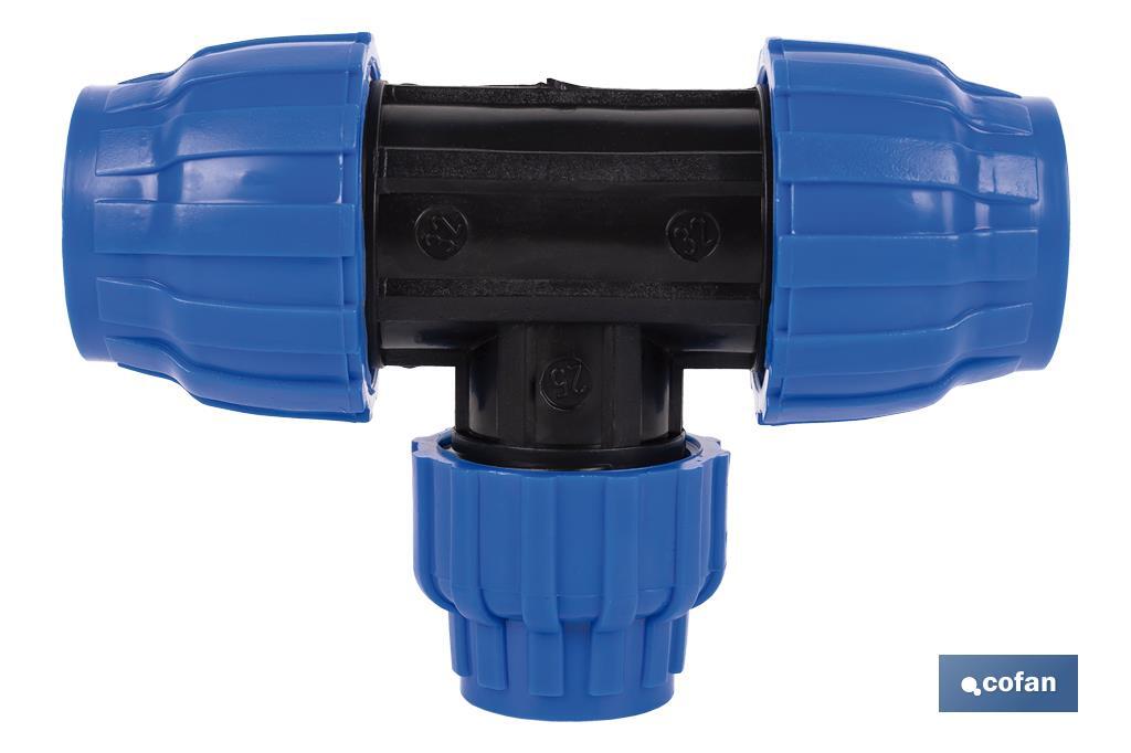 TE 90° REDUCIDA PP PN16 32 X 25 X 32 VENTA UNITARIA