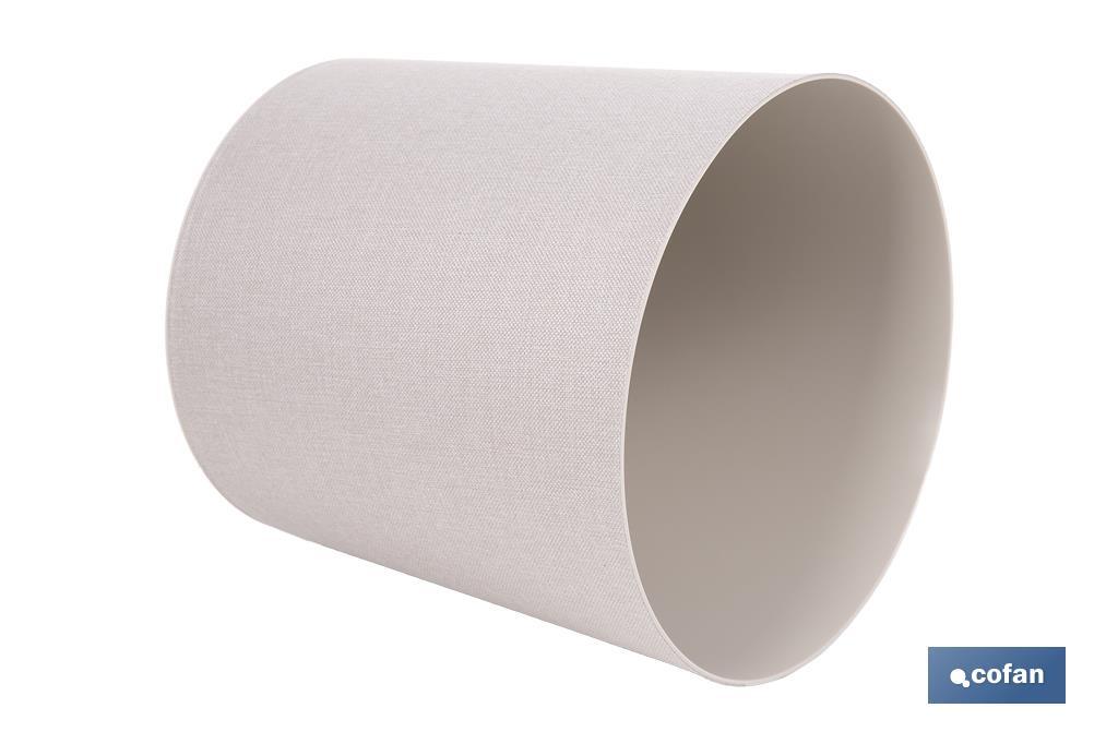 MACETA O MACETERO GAMA TEXTIL COLOR BEIGE PP Ø 285 X 316 MM 16 L