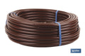 TUBO 50M RIEGO GOTEO MARRON (Gotero a 0,33m) Ø16MM