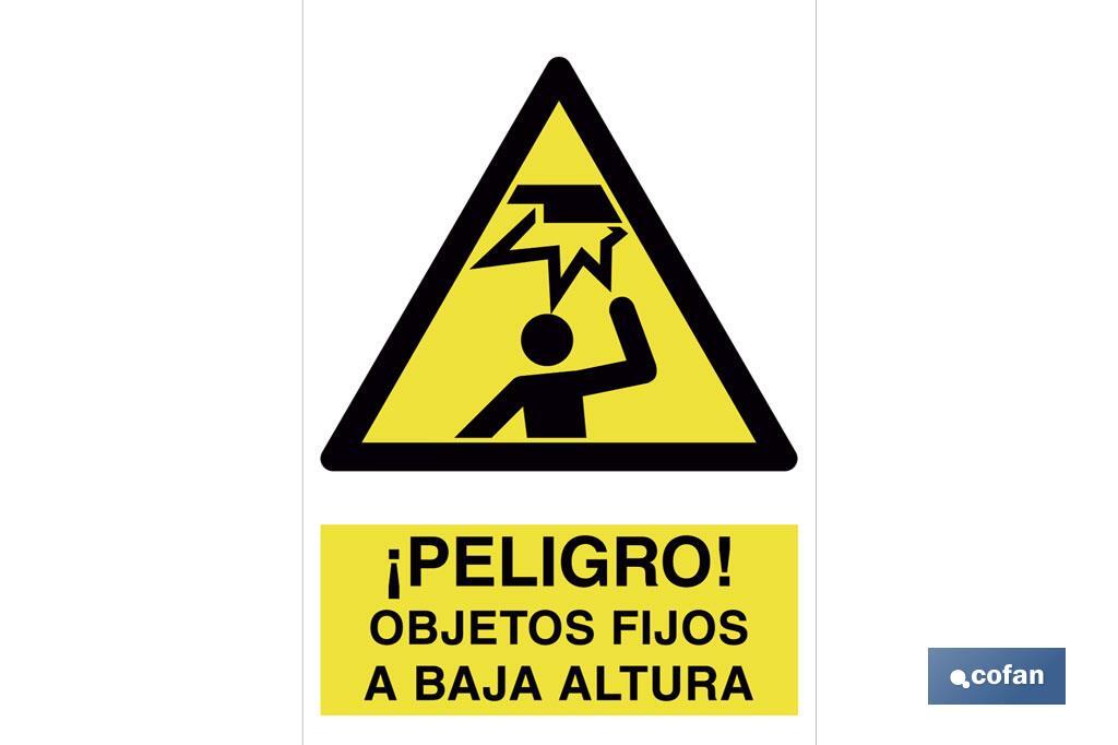 SEÑAL POLIESTIRENO 210X148MM.