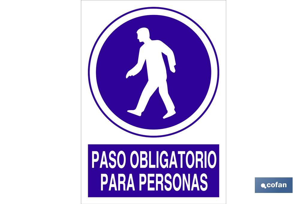SEÑAL POLIESTIRENO 420X297MM.