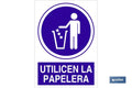 SEÑAL POLIESTIRENO 420X297MM.