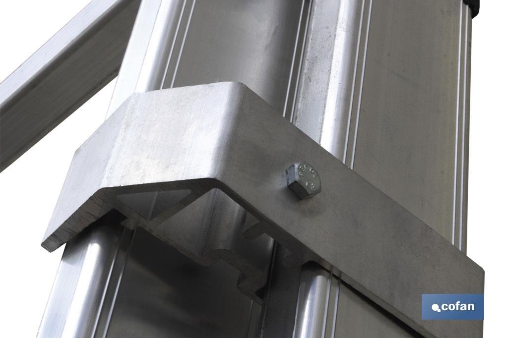 ESCALERA ALUMINIO DOBLE 11 PELDAÑOS 3,00 + 3,00 M